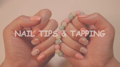 (Eng Sub)ASMR. Applying Nail Tips & Tapping – Whispering in Korean
