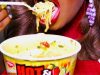 Giant Hot & Spicy Noodles ASMR Eating Sounds