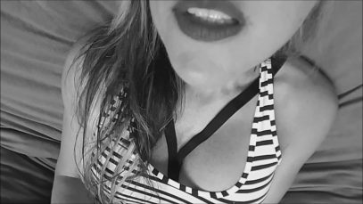 Gum in a Mini Skirt and Strappy Bra ~Asmr Lover No Pants boob job
