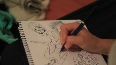 Hebrew Soft Spoken While Doodling | ASMR