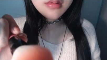 Korean ASMR 가시나무와 카메라브러싱 Camera brushing layered lullaby