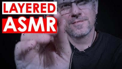 LAYERED ASMR | Camera Touching Brushing | Rain Sounds | Trigger Words