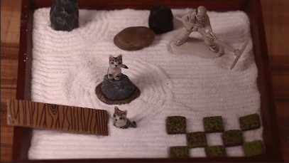 Mini Zen Garden ASMR(No Talking) 모래를 스윽스윽 미니 젠 가든 소리(노토킹)
