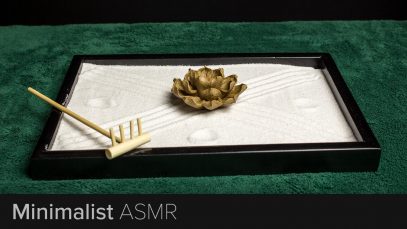 Minimalist ASMR | Zen Garden Opening and Relaxation  | 3Dio