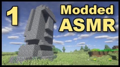 Modded Minecraft ASMR | #1: Peaceful Exploration