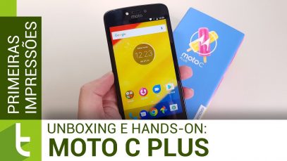 Motorola Moto C Plus: unboxing e primeiras impressões | TudoCelular