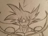 (NonASMR) Drew a Patron: SaiyanVampire / Music By: Alec Rozsa (Vegeta Theme)