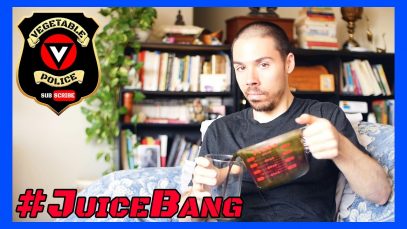 Relaxing and Funny Vegetable Juice Mukbang.  Vegan Bob Ross ASMR
