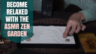 Relaxing ZEN Garden ~ Raking, Sand, Stones, Unpacking For ASMR