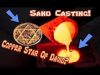 Sand Casting ASMR – Copper Star Of David (Jewish Medallion) 6 Point (Start To Finish)
