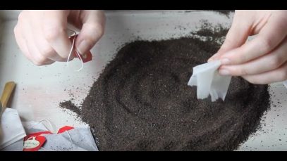 Satisfying Tingles ASMR: Destroying 50 tea bags (no talking)