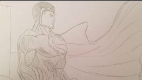 Superman Transforms into Super Saiyan (Patron Special Request of Superman Drawing) (For Vedant)