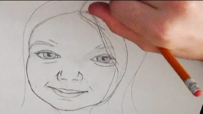 WhispersUnicorn portrait ASMR drawing