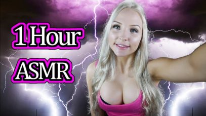 1 hour ASMR Triggers to help you relax + Thunder Storm
