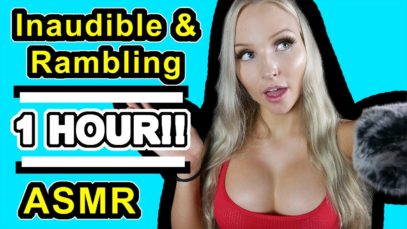 [1 Hour ] Inaudible and Unintelligent Rambling Whispers |  ASMR