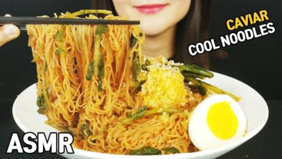 ASM RFlying Fish Roe COOL NOODLES 날치알 냉면만들기(EATING SOUNDS)MUKBANG REAL SOUNDS
