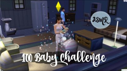 ASMR | 100 Baby Challenge Part 2 [Sims 4]
