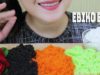 ASMR 3 COLORS OF EBIKO EGGS (SHRIMP FLAKE ROE) CRUNCHY EATING SOUNDS | LINH-ASMR