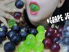 ASMR 3 TYPES OF JAPANESE GRAPE JELLY (MUCAST&KYOHO) SOFT CHEWY EATING SOUNDS | LINH-ASMR