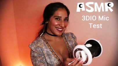 ASMR 3DIO XLR Microphone Testing | No Talking | Brushing | Rubbing