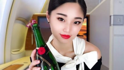 [ASMR] 8 Hours! First Class Flight Attendant Roleplay ~ Overnight Flight