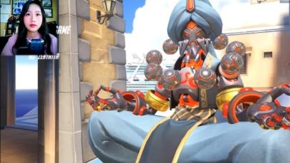 *ASMR* A Relaxing Overwatch Game play (Clicky Keyboard Sound)