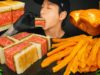 ASMR A5 WAGYU KATSU SANDO MUKBANG | COOKING & EATING SOUNDS | Zach Choi ASMR