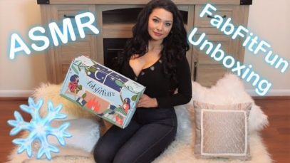 ASMR An Early Christmas Gift for Myself  | FabFitFun Winter 2018 Unboxing