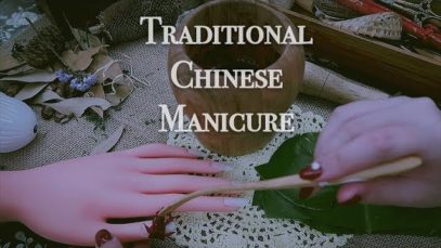 *ASMR* Ancient Chinese Manicure Role Play | Organic Nail Art (Soft Spoken)