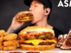 ASMR ANGRY WHOPPER & CHICKEN NUGGETS MUKBANG (No Talking) EATING SOUNDS | Zach Choi ASMR