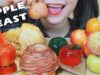 ASMR APPLE FEAST (FRUIT-SHAPED CAKE,JELLY,TANGHULU,APPLE TART,EDIBLE GLASS)EATING SOUNDS | LINH-ASMR