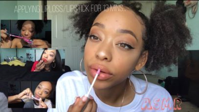 ASMR | Applying Lipstick/Lipgloss For 13 Mins… | Compilation ?