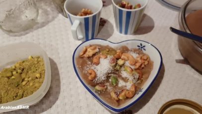 ASMR Arabic – Show and Tell Middle Eastern Dessert | اي اس ام ار