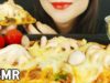 ASMR BABY OCTOPUS CHEESE PIZZA 주꾸미 치즈피자(EATING SOUNDS)MUKBANG REAL SOUNDS
