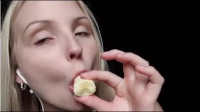 ASMR Banana Eating – Licking, Chewing and Eating Sounds