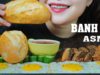 ASMR BANH MI WITH CANNED FISH, OMELET , EATING SOUNDS | LINH ASMR