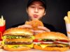 ASMR BATTLE: BIG MAC vs WHOPPER (No Talking) | Zach Choi ASMR