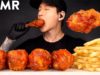 ASMR BBQ CHICKEN & GARLIC FRIES MUKBANG (No Talking) EATING SOUNDS | Zach Choi ASMR