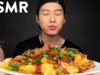 ASMR BBQ PULLED PORK FRENCH FRIES (Whispering) Relaxing Eating Sounds | Zach Choi ASMR