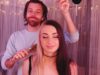 ASMR | Ben Plays With My Hair (Brushing, Head Massage)