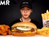 ASMR BIG KING XL & CHICKEN FRIES MUKBANG (No Talking) EATING SOUNDS | Zach Choi ASMR