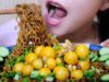 ASMR Black Bean Noodles (Jajangmyeon) with chicken baby eggs , SOFT CHEWY EATING SOUNDS | LINH-ASMR
