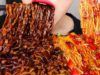 ASMR BLACK BEAN NOODLES, SPICY ENOKI MUSHROOM 팽이버섯 트러플오일 짜파게티 먹방 NO TALKING EATING SOUNDS