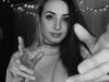 ASMR | Black & White Relaxing Hand Movements + Rain