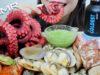 ASMR BOILED SEAFOOD PLATTER(OCTOPUS,TURGID VENUS CLAMS,SQUID, SNAIL,KIMCHI) EATING SOUND | LINH-ASMR