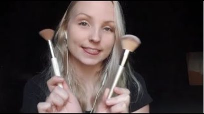 ASMR Brushing – Makeup Brushes Triggers