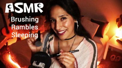 ASMR Brushing Rambles as You fall asleep | Soft Spoken | Shh