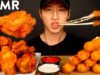 ASMR BUFFALO WINGS & CHEESE STICKS MUKBANG (No Talking) EATING SOUNDS | Zach Choi ASMR