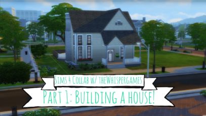 ASMR | Building a house for theWhispergames (Sims 4 Collab)