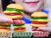 ASMR BURGER GUMMY CANDY (CHEWY EATING SOUNDS) No Talking | LINH-ASMR